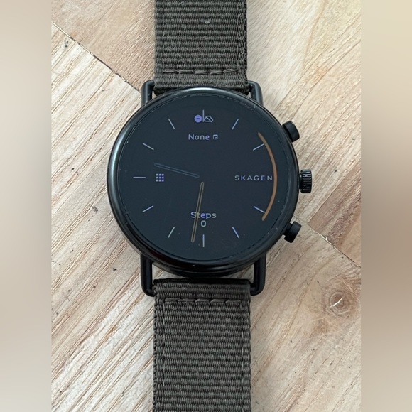 Skagen Falster Gen 2 Smartwatch Wear OS by Google Green Canvas Strap 3ATM - Picture 3 of 11